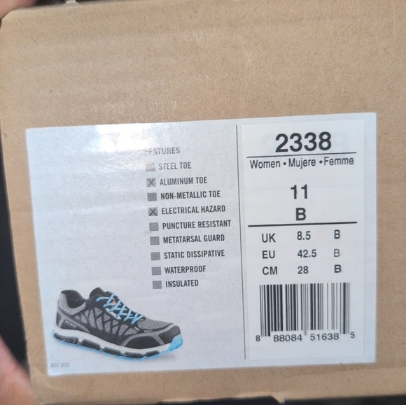 Women's Black and Blue Red Wing Shoes Size 11 - Picture 4 of 4